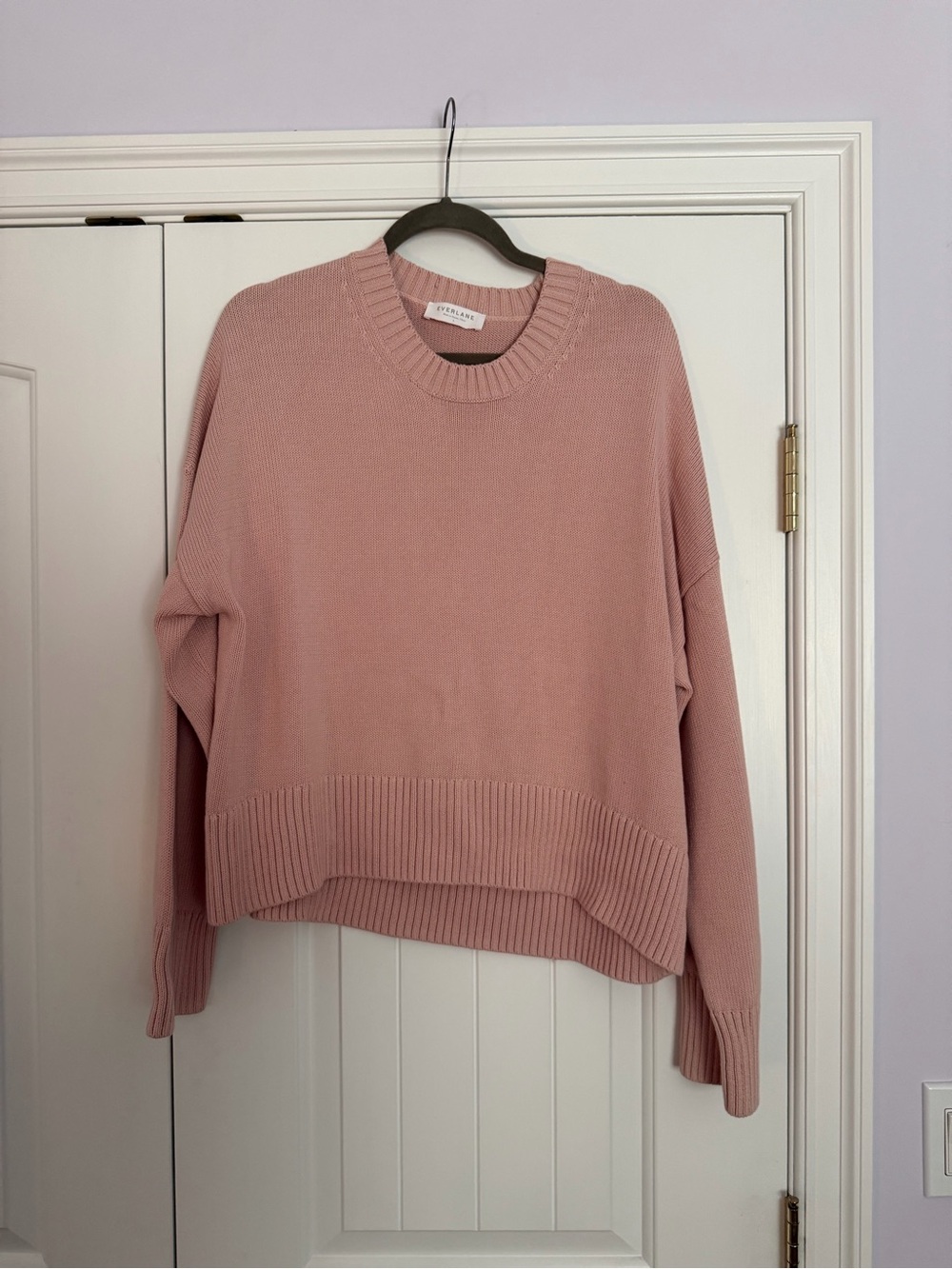 Everlane Dusty Rose Crewneck Pullover